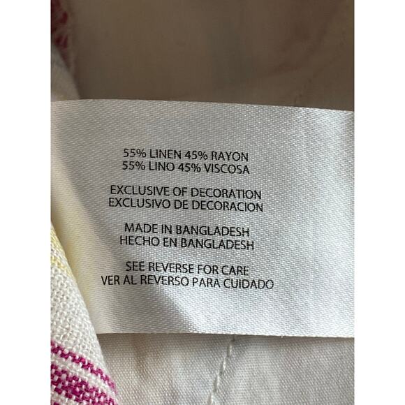 GAP Ivory Striped Linen Blend Casual Shorts Pockets Women's Size Small NWT - Picture 12 of 12